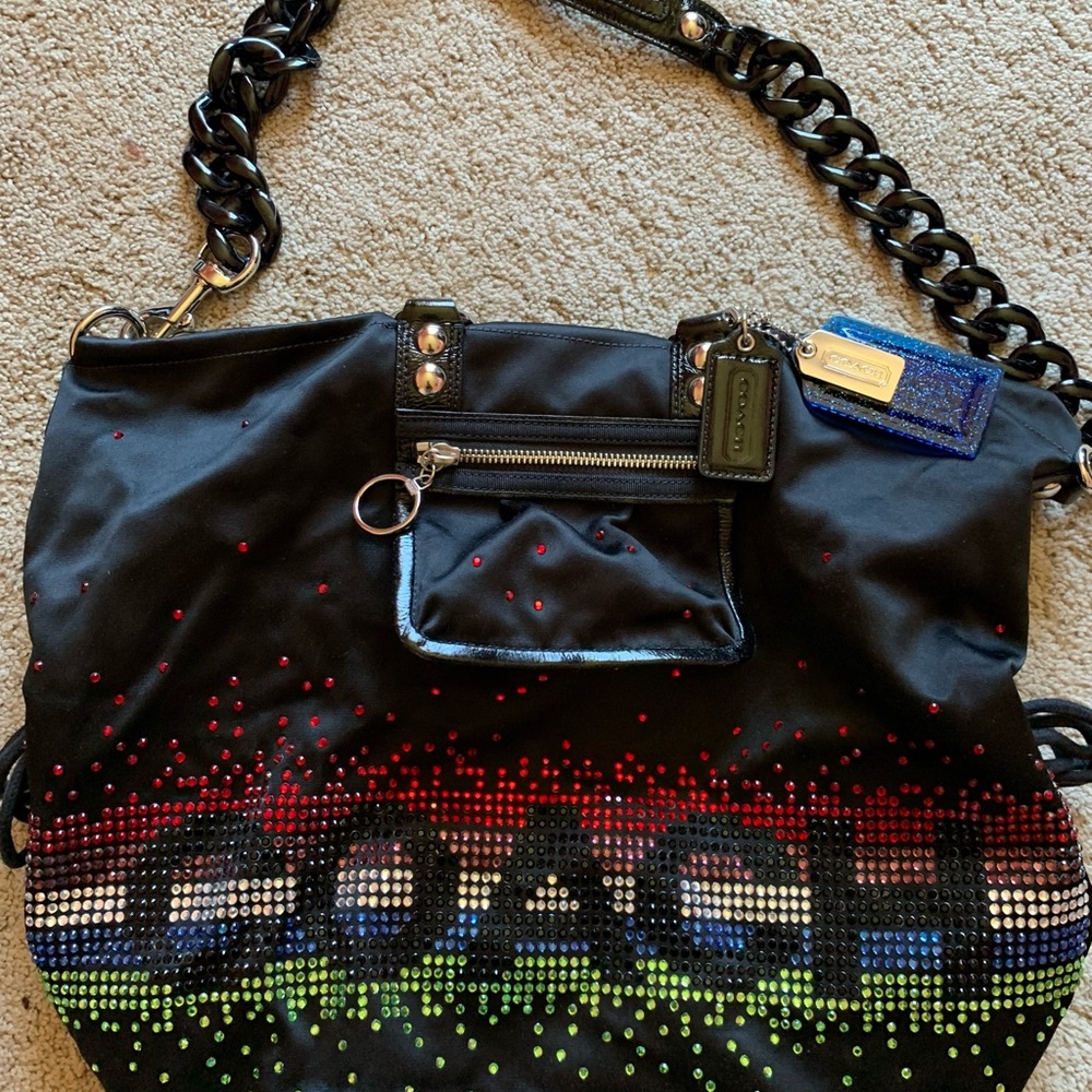 Sparkly Authentic Coach Bag